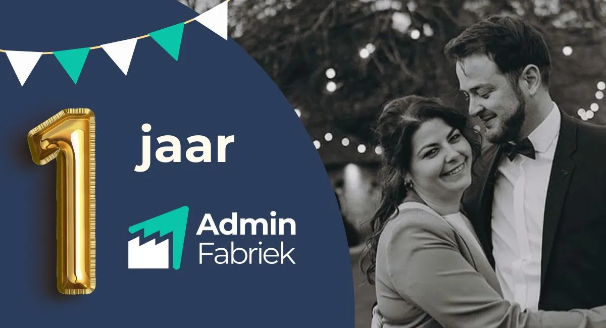 1 jaar AdminFabriek
