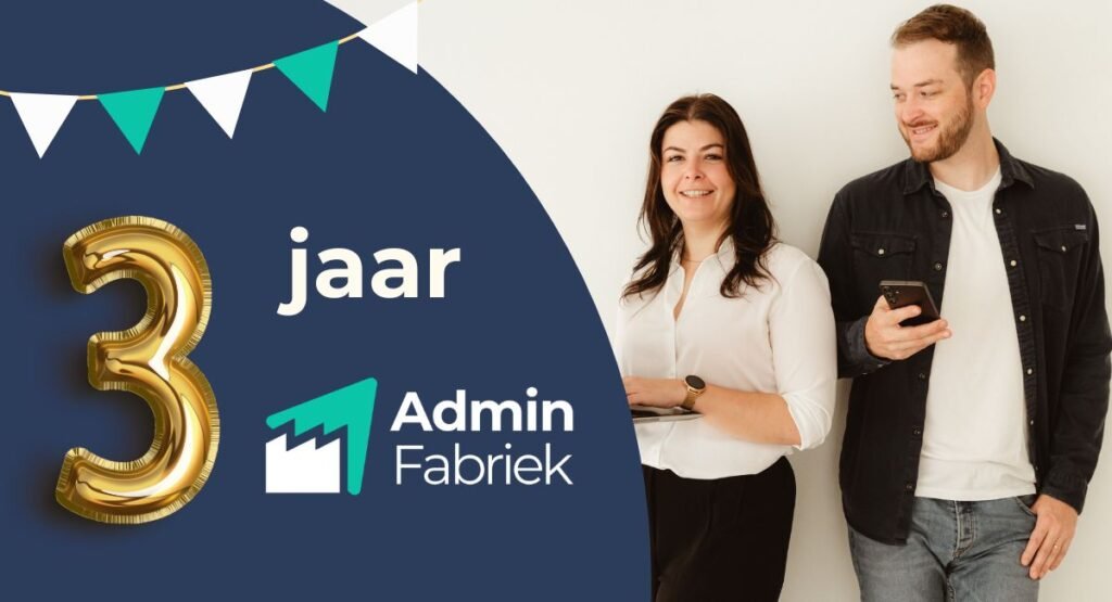 3 jaar adminfabriek